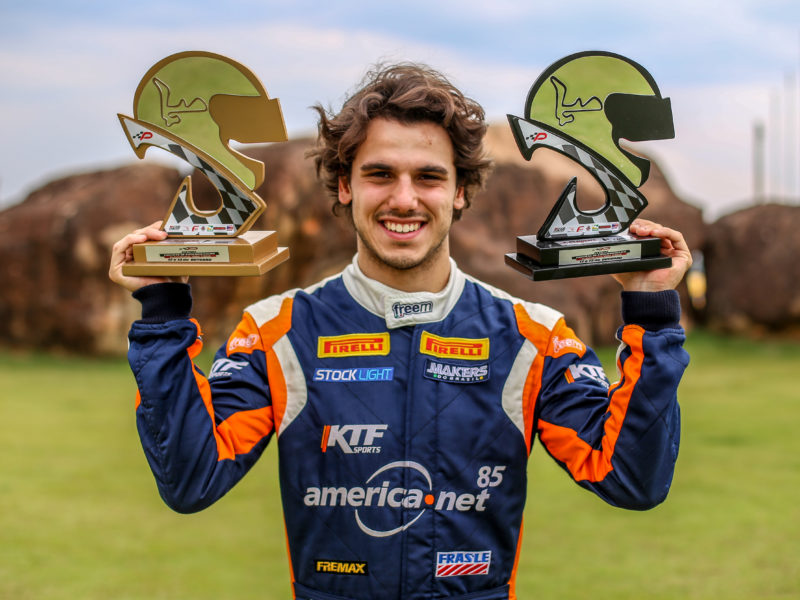 Enzo Bortoleto tem retorno triunfal na Fórmula Academy Sudamericana
